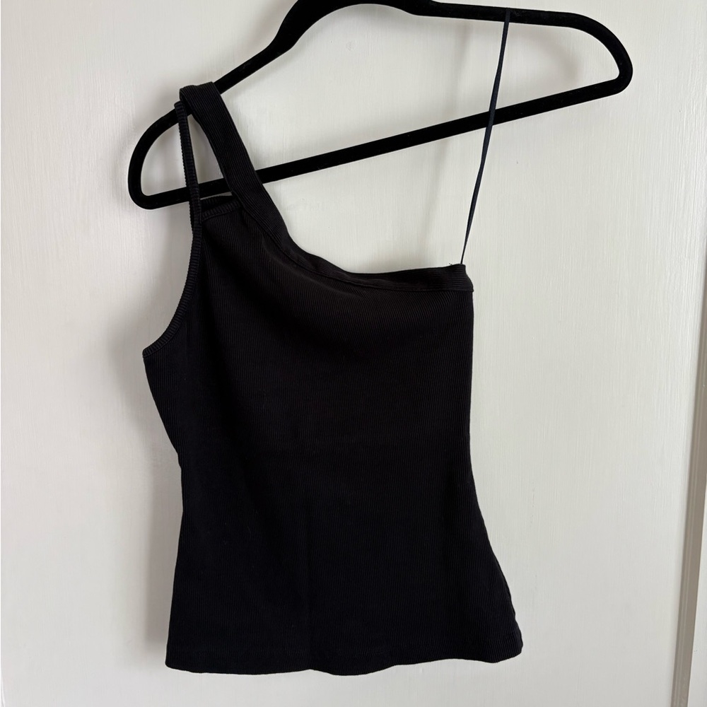 Maeve One Shoulder Asymmetrical Tank Top
